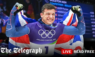 Matt Weston dominates skeleton to become GB’s first male gold medallist since 1984