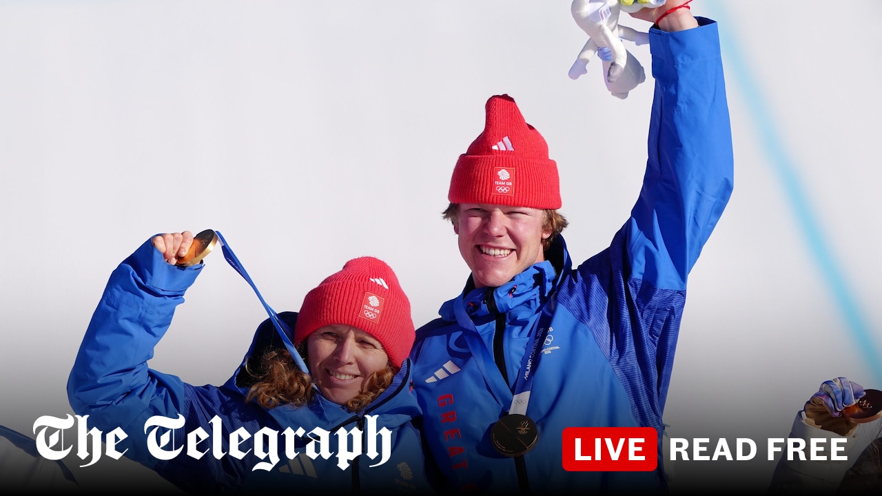 Night on the beers helps GB pair win historic gold in mixed snowboard cross