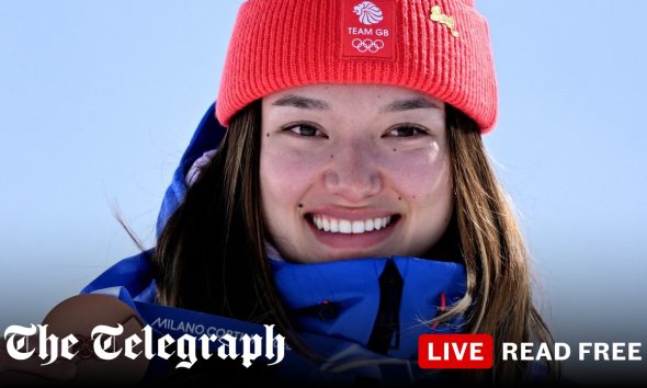 Team GB’s Zoe Atkin takes freeski halfpipe bronze after Eileen Gu soars to victory