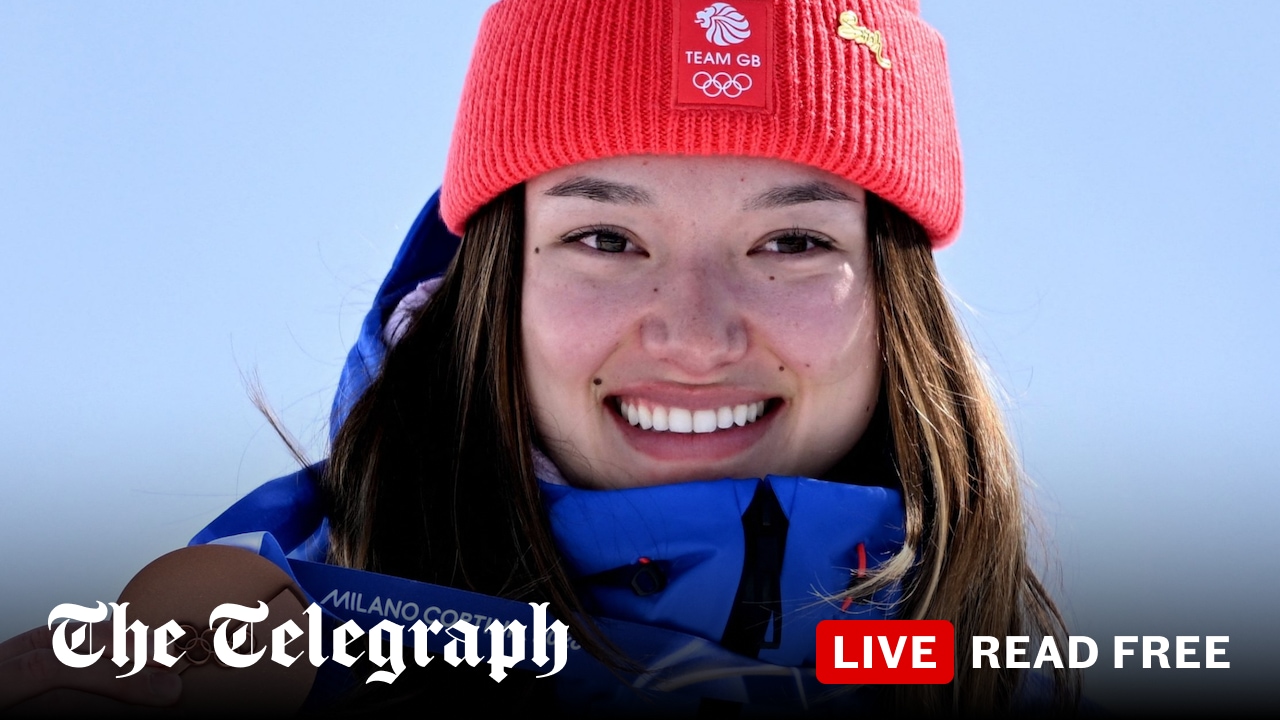 Team GB’s Zoe Atkin takes freeski halfpipe bronze after Eileen Gu soars to victory