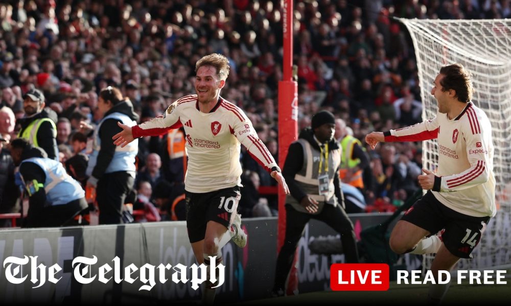 Liverpool find fortune in unlucky season with latest last-gasp winner against Forest