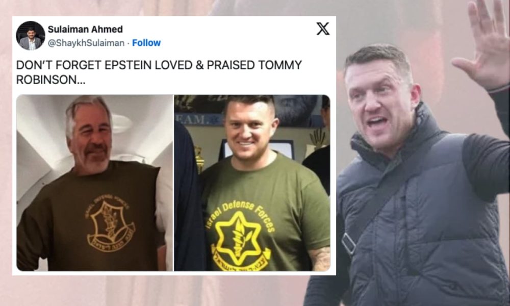 Tommy Robinson weirdly silent on Epstein grooming gang news