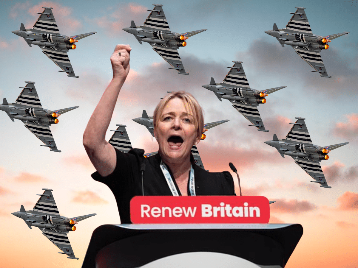 Sharon Graham beats the drums of war