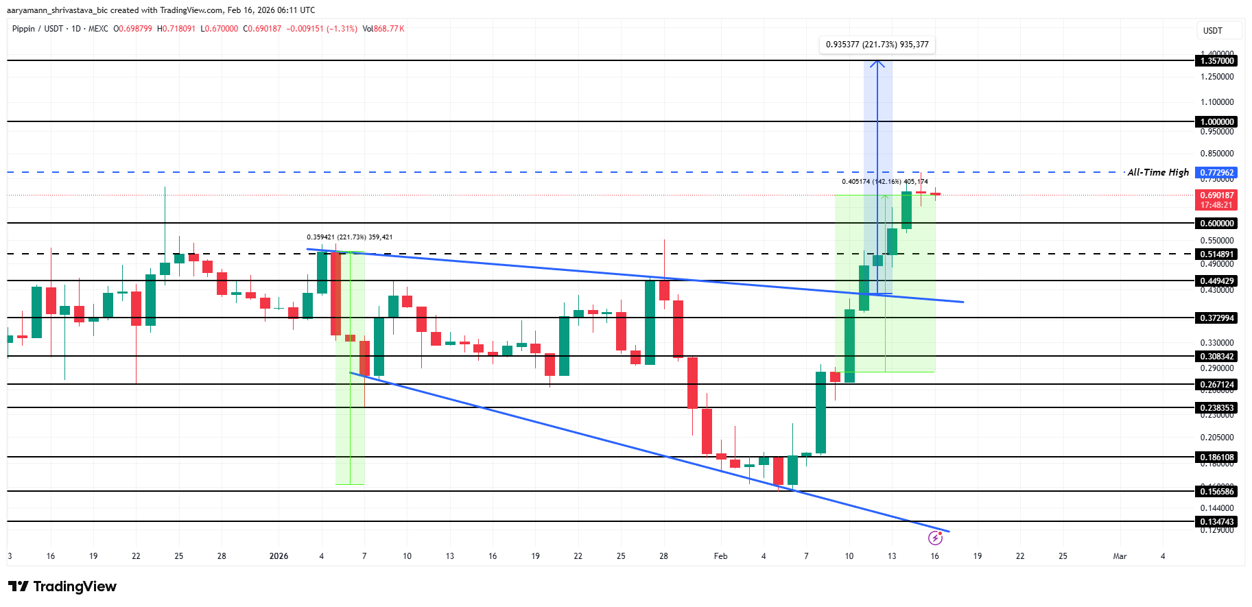 PIPPIN Price Analysis.