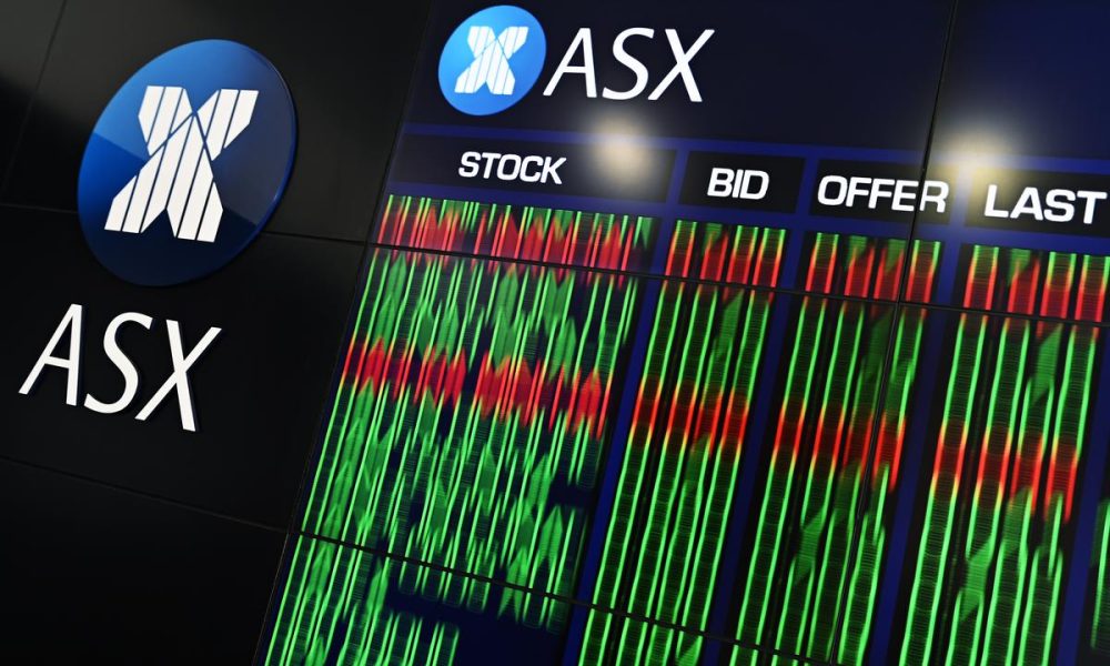 Aussie shares edge lower after record-breaking week