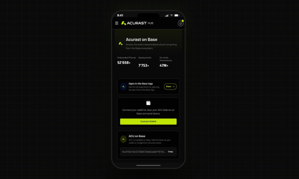 Acurast Launches 225,000-Smartphone AI Network on Base
