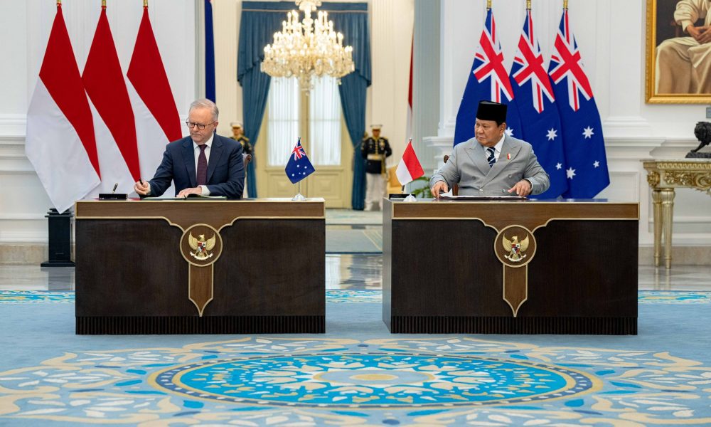 Anthony Albanese and Prabowo Subianto