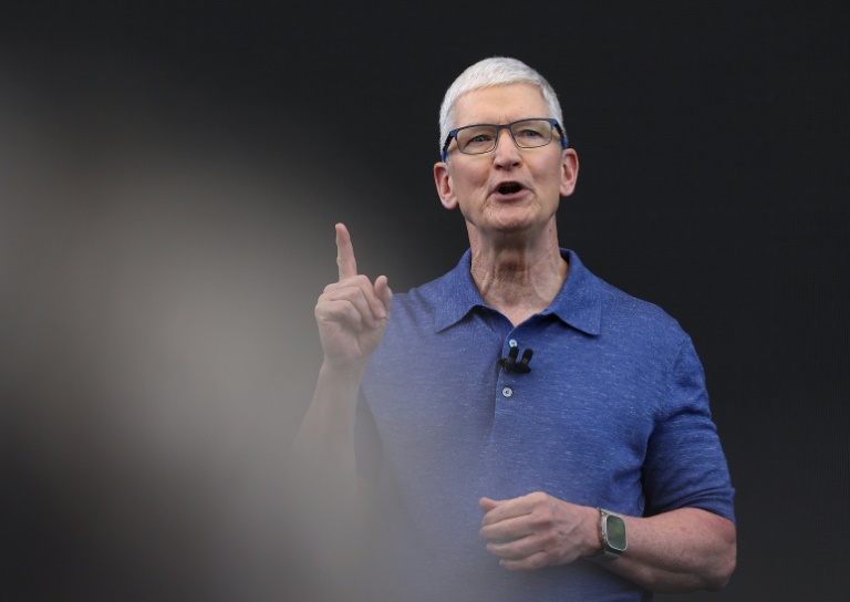 Apple CEO Tim Cook in June 2024 announces plans to incorporate AI into Apple software and hardware