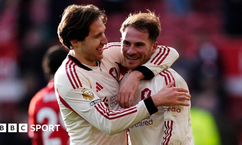 Chiesa and Mac Allister celebrate