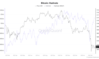Bitcoin Hashrate. Source: CryptoQuant.