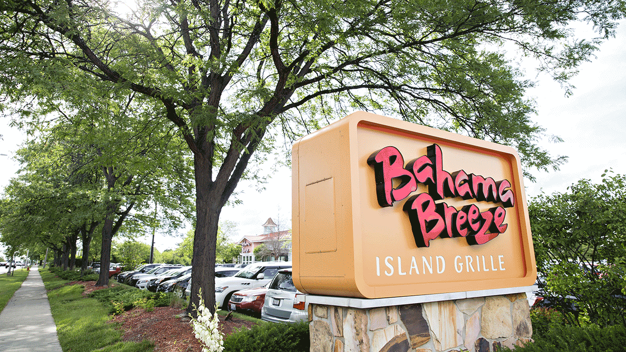 Olive Garden parent to close all Bahama Breeze restaurants
