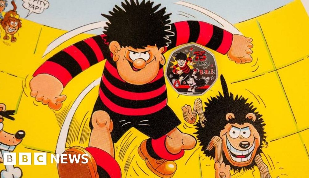 Dennis the Menace featured on 50p coin to mark 75 years