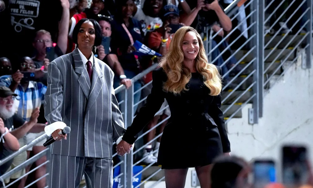 ///beyonce and kelly rowland at kamala harris rally scaled