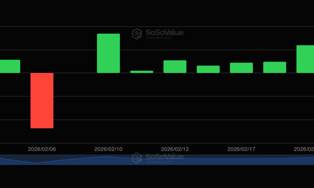 Solana ETF flows in February