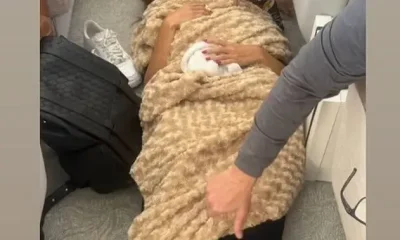 Brooks Nader falls ill on plane