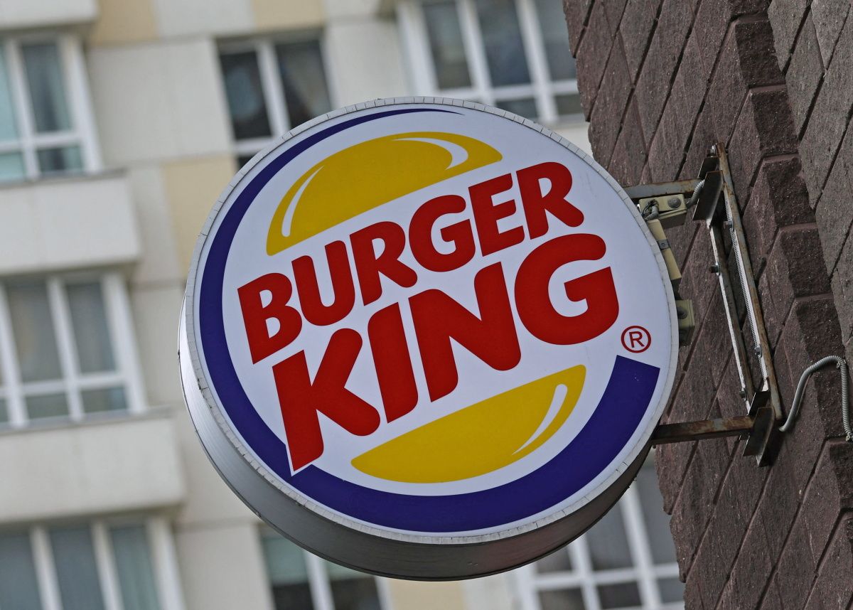 A Burger King logo is seen outside a restaurant in Moscow, Russia June 3, 2022.