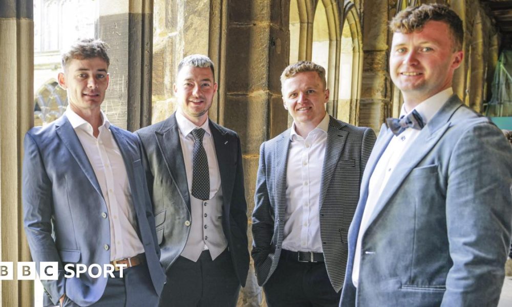 Grant Hardie, Hammy McMillan, Bobby Lammie and Bruce Mouat