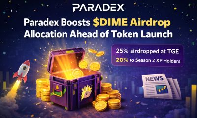 Paradex Confirms $DIME TGE Timeline and Expands Airdrop Allocation Following XP Season 2 Conclusion