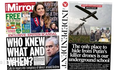 Calls for Andrew 'inquiry' and hiding from 'Putin's killer drones'