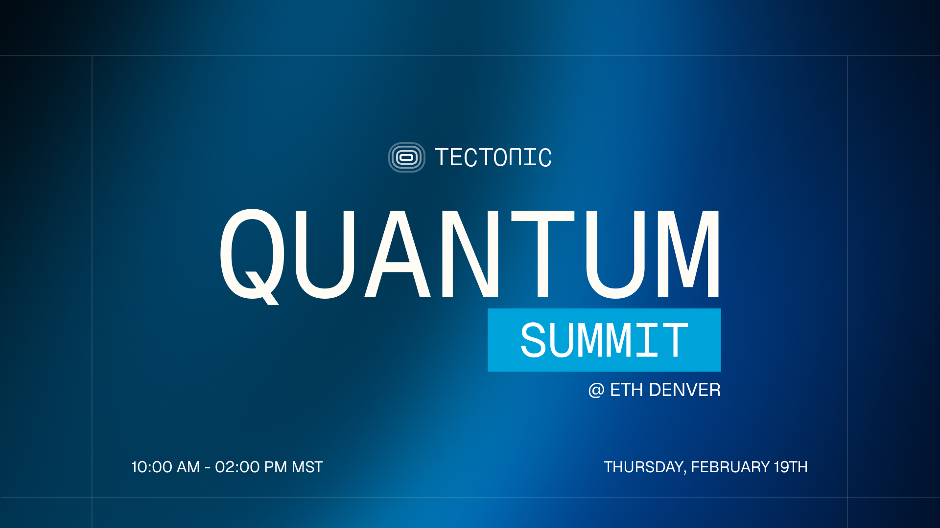 Quantum Summit ETHDenver: Post-Quantum Cryptography for Web3