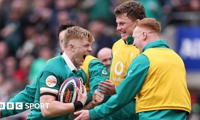 Tommy O'Brien celebrates