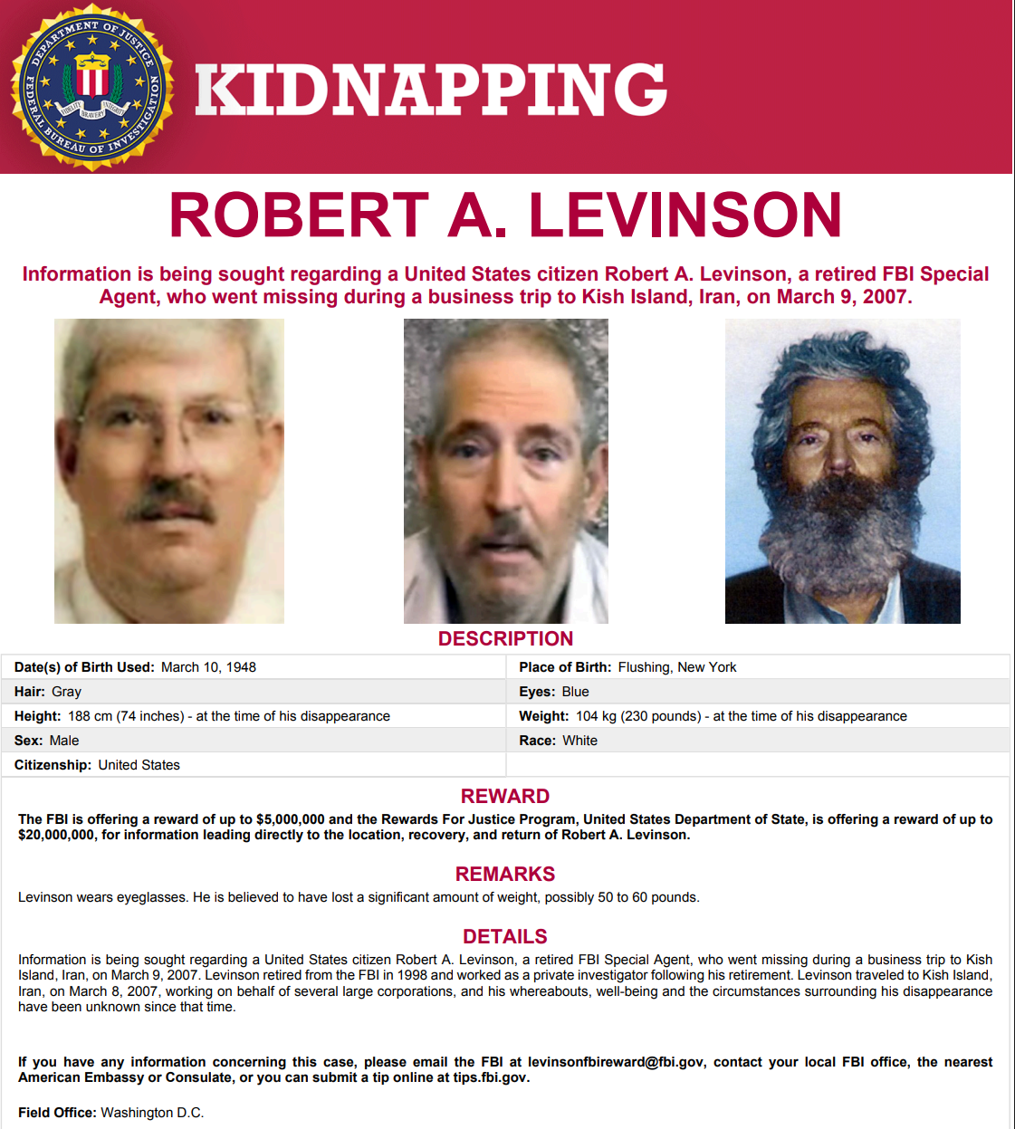 US Iran War Nears as FBI Offers $25M for Kidnapped Americans