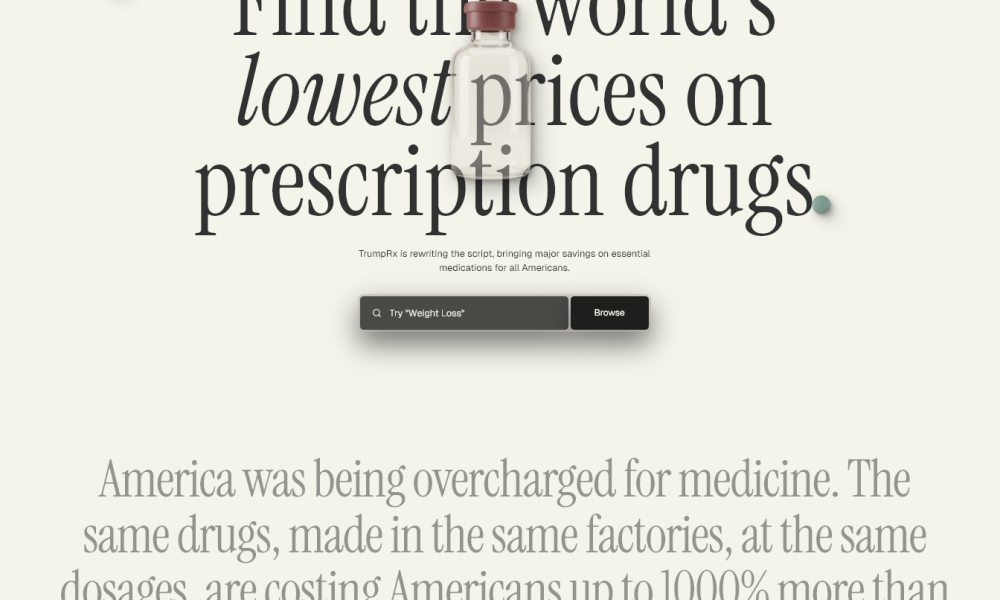 Why Markets Care About This White House Drug Site