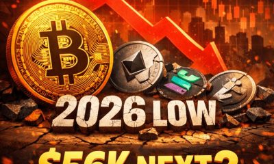Bitcoin Dips To 2026 Low As Altcoins Crumble: Is Btc At $56k Next?