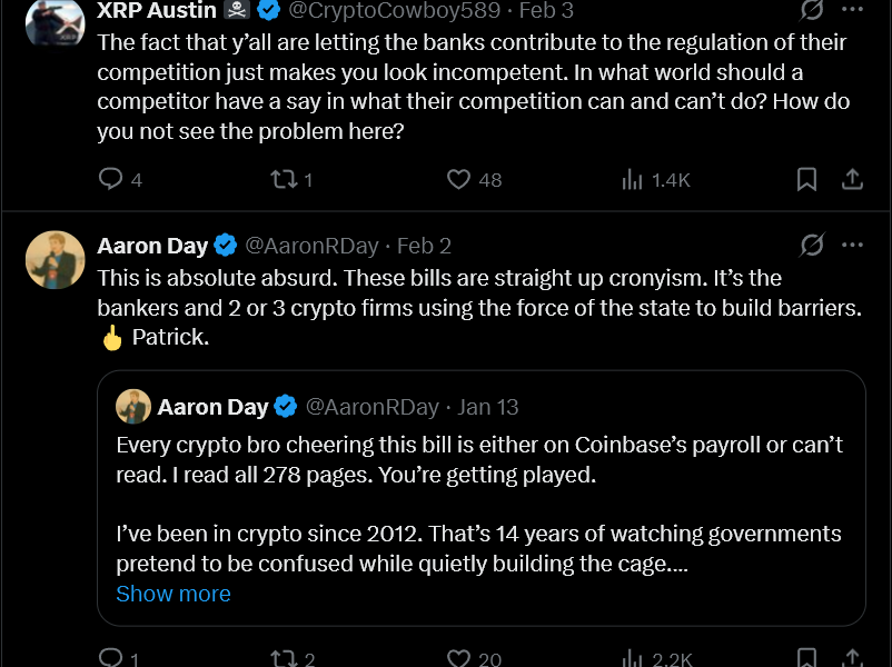 White House Tweet Exposes CLARITY Act’s Banking Trap