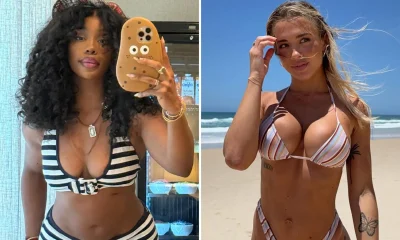 SZA vs. Tammy Hembrow Who'd You Rather?! Bikini Babes In Stripes Edition