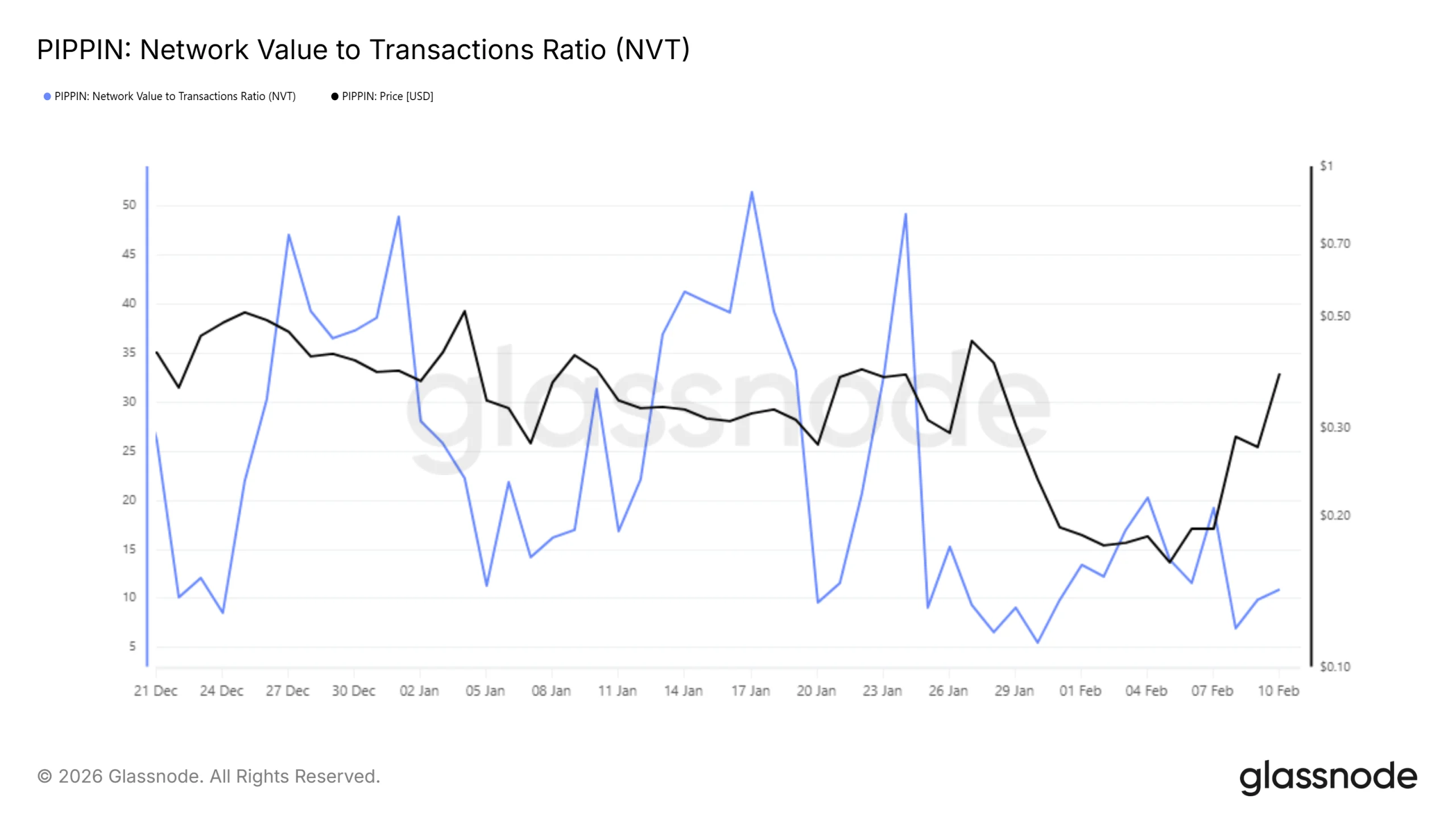 PIPPIN NVT Ratio.