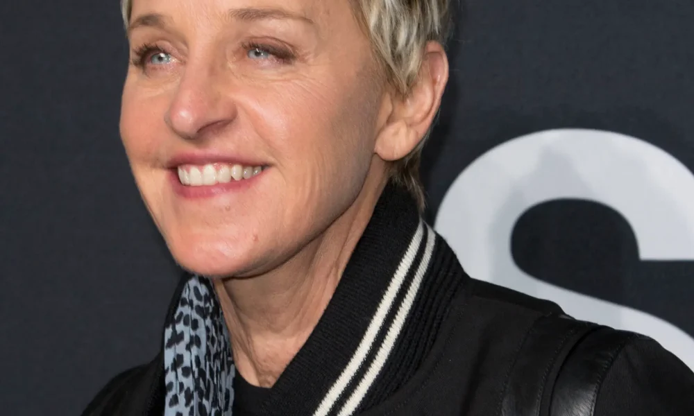 Ellen DeGeneres smiling