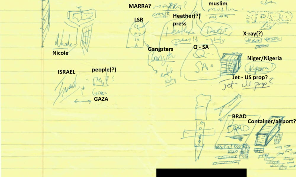 Epstein's notes mark "JAIL OUT = 10". Guess what date he 'died'?