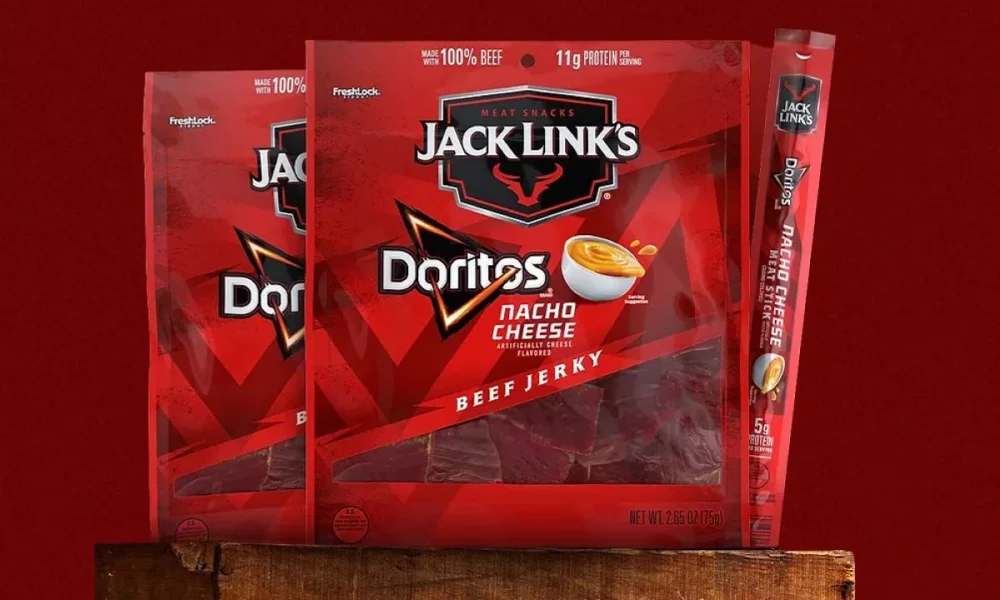 Jack Link’s, PepsiCo launch Doritos Nacho Cheese beef jerky
