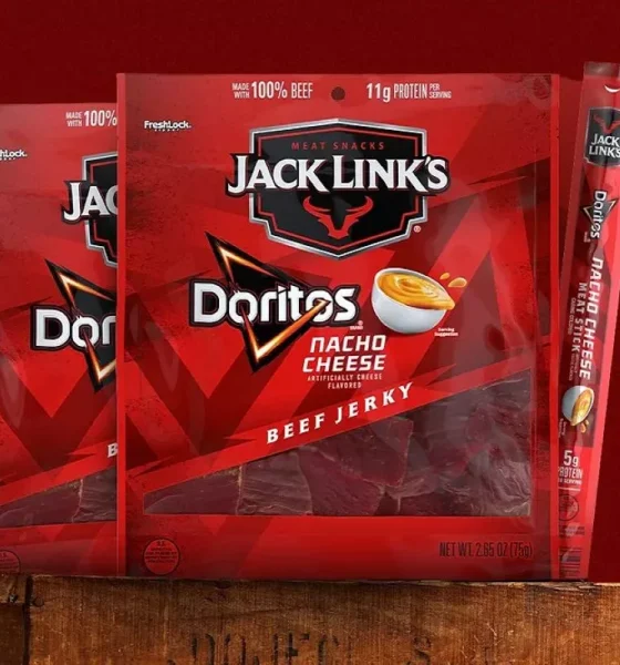 Jack Link’s, PepsiCo launch Doritos Nacho Cheese beef jerky