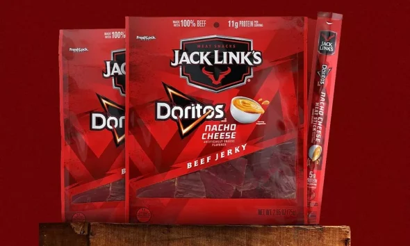 Jack Link’s, PepsiCo launch Doritos Nacho Cheese beef jerky