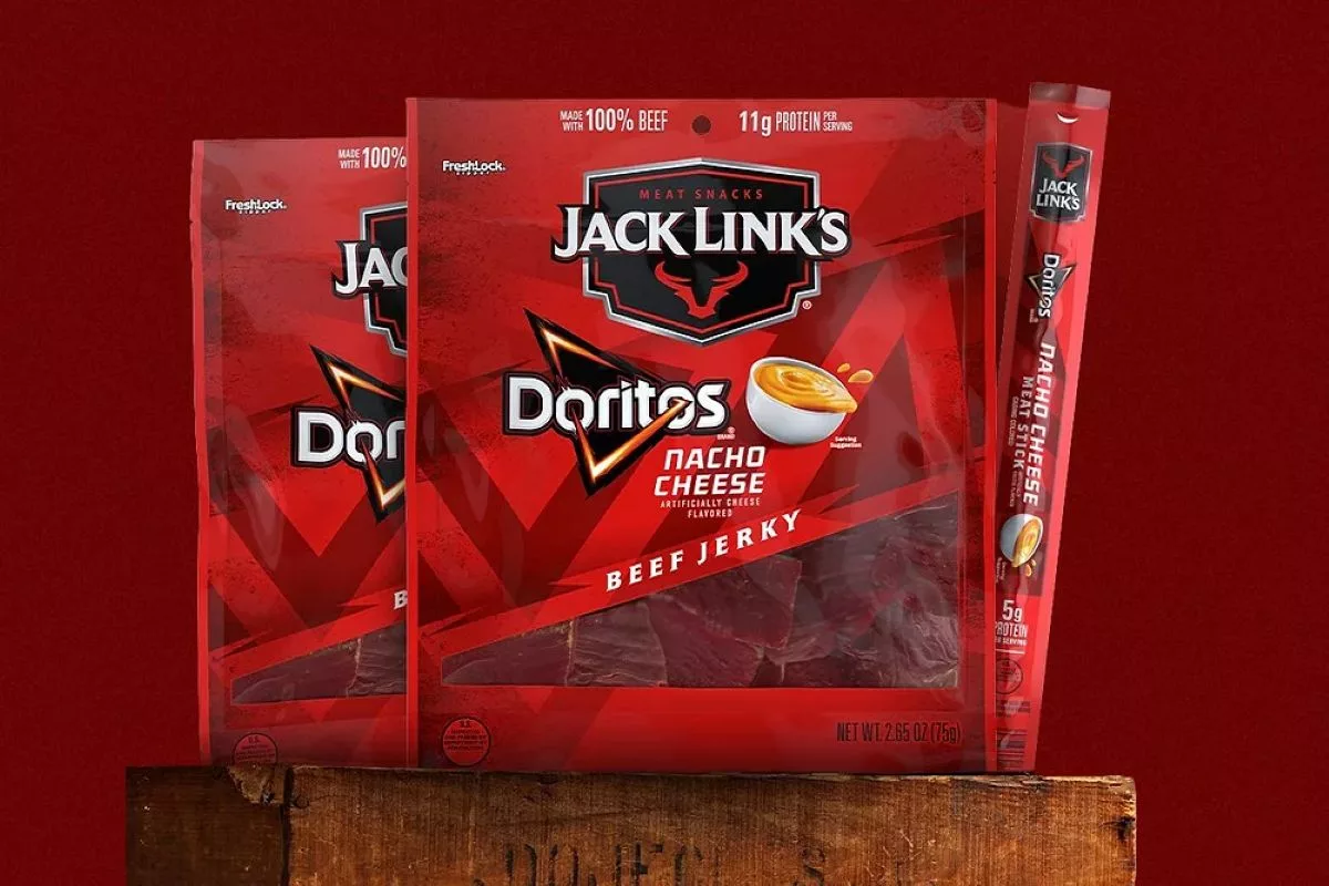 Jack Link’s, PepsiCo launch Doritos Nacho Cheese beef jerky