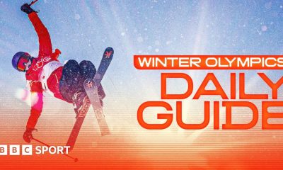 Winter Olympics daily guide graphic