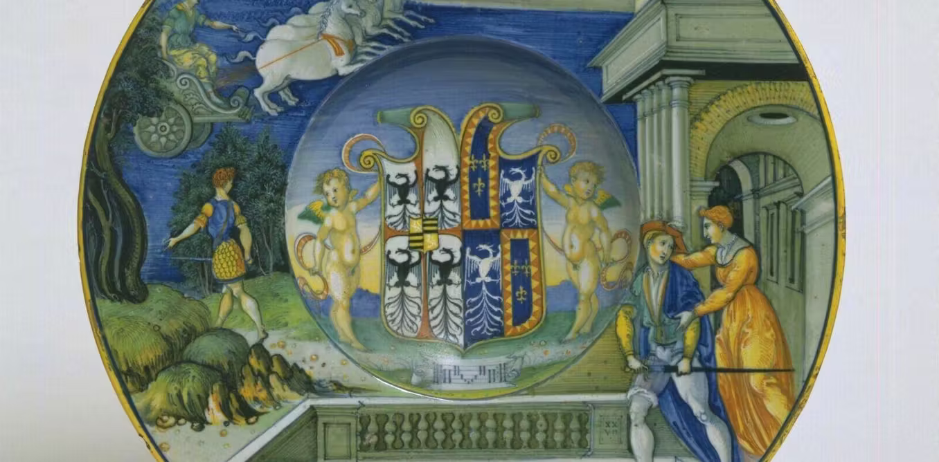 What a Renaissance plate reveals about a woman who shaped literary history