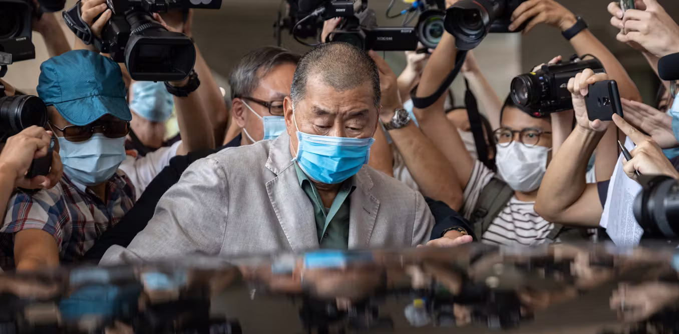 Twenty-year sentence for Hong Kong media mogul Jimmy Lai is a further blow for journalists feeling the heat of Beijing’s crackdown on press freedom