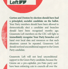 Zarah Sultana just showed how solidarity is done