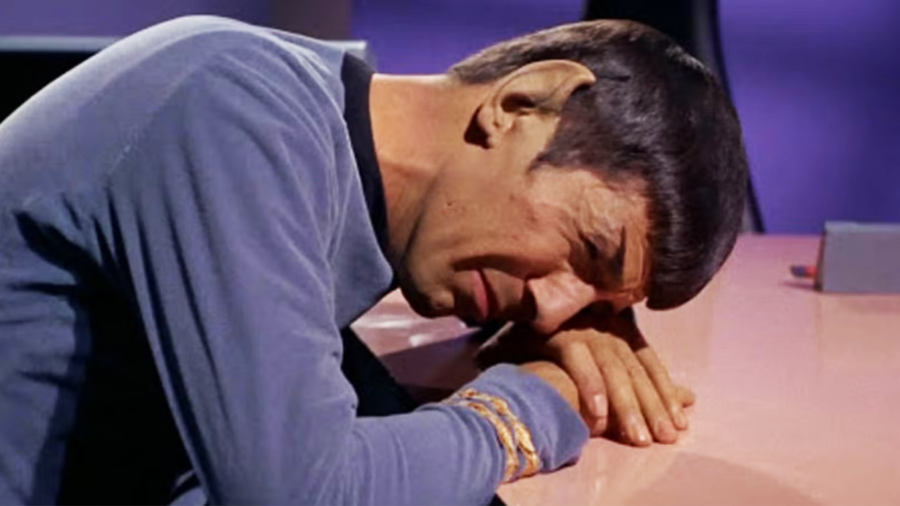 Spock sad