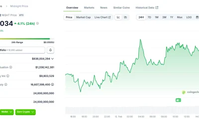 Midnight token price jumps after Google and Telegram partnership news - 1