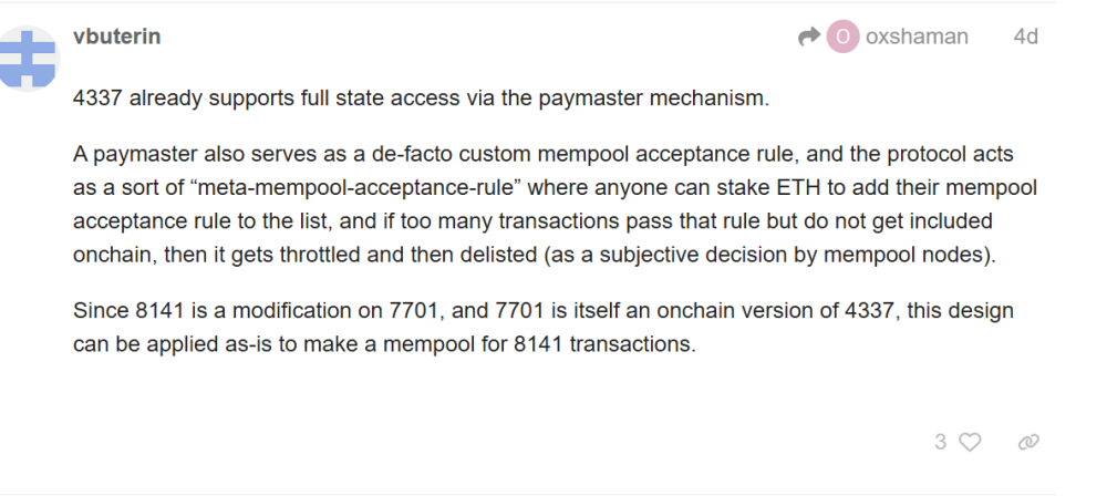 Vitalik Buterin Weighs In as Devs Add Frame Transactions to Ethereum’s Next Upgrade Debate