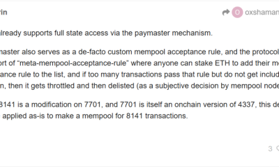 Vitalik Buterin Weighs In as Devs Add Frame Transactions to Ethereum’s Next Upgrade Debate