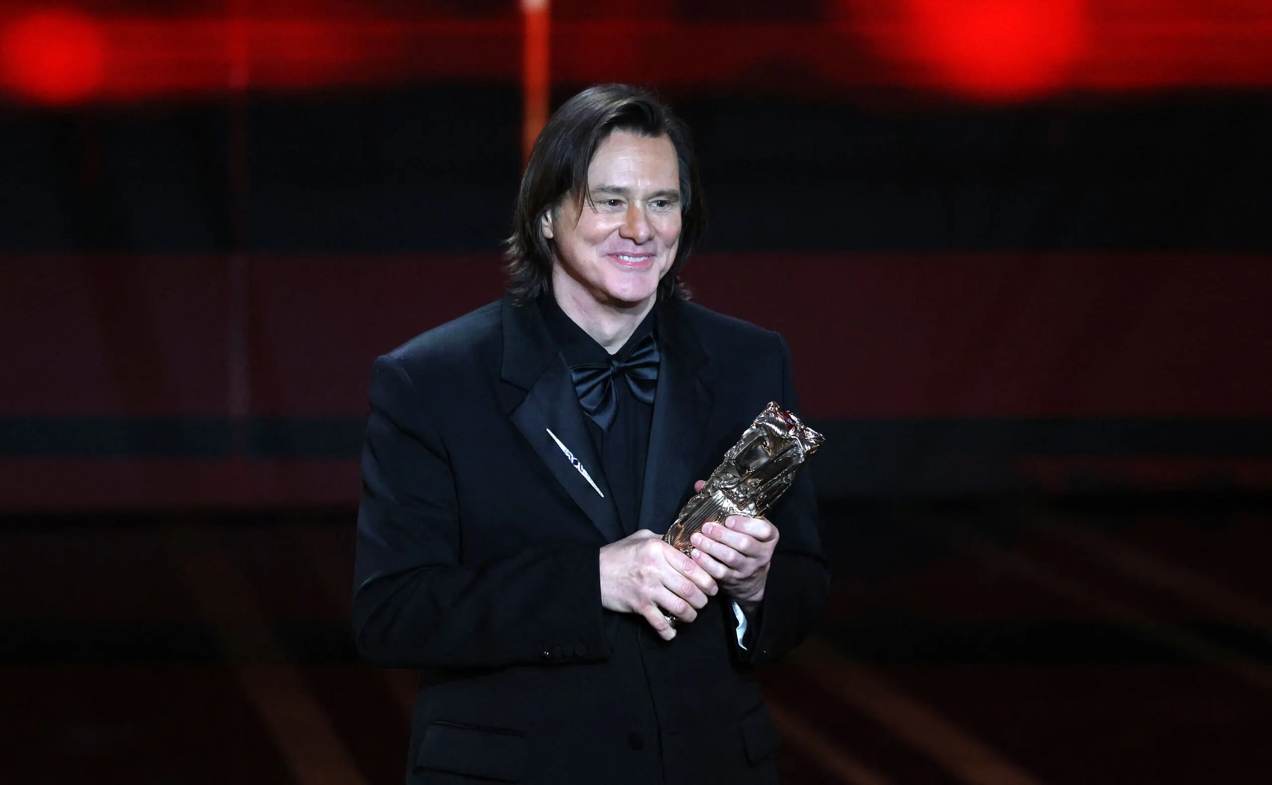 Jim Carrey at the 51st Cesar Film Awards at L'Olympia on February 26, 2026 in Paris, France.