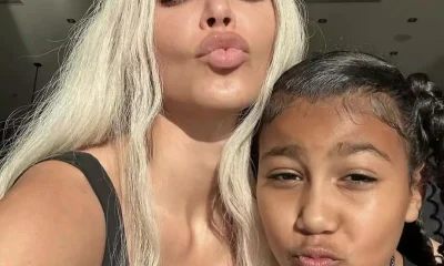 Kim Kardashian and North West selfie