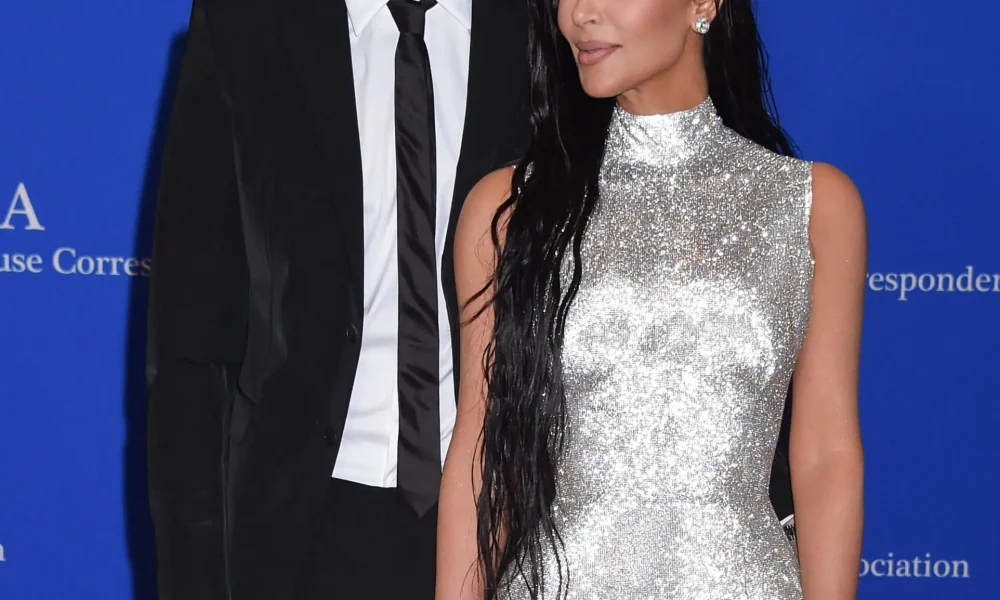 Drew Barrymore arriving to the 2022 White House Correspondents' dinner held at the Washington Hilton Hotel on April 30, 2022 in Washington, D.C. © Tammie Arroyo / AFF-USA.com. 30 Apr 2022 Pictured: Pete Davidson and Kim Kardashian. Photo credit: Tammie Arroyo / AFF-USA.com / MEGA TheMegaAgency.com +1 888 505 6342 (Mega Agency TagID: MEGA852841_013.jpg) [Photo via Mega Agency]