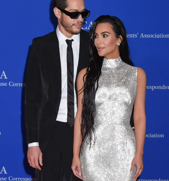 Drew Barrymore arriving to the 2022 White House Correspondents' dinner held at the Washington Hilton Hotel on April 30, 2022 in Washington, D.C. © Tammie Arroyo / AFF-USA.com. 30 Apr 2022 Pictured: Pete Davidson and Kim Kardashian. Photo credit: Tammie Arroyo / AFF-USA.com / MEGA TheMegaAgency.com +1 888 505 6342 (Mega Agency TagID: MEGA852841_013.jpg) [Photo via Mega Agency]