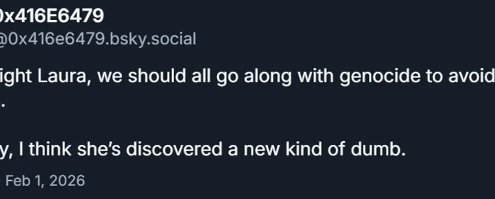 Kuenssberg tells Polanski talking about Gaza genocide is 'divisive'